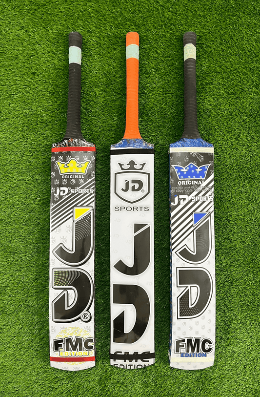 JD Tape Ball Cricket Bat β Full Cane Malaysian Handle Tape Ball Bat FMC Edition