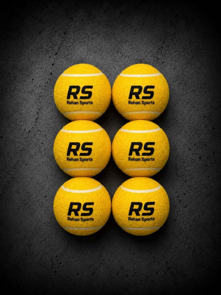 Rehan sports tape ball pack of 6 tennis balls premium quality pressure balls