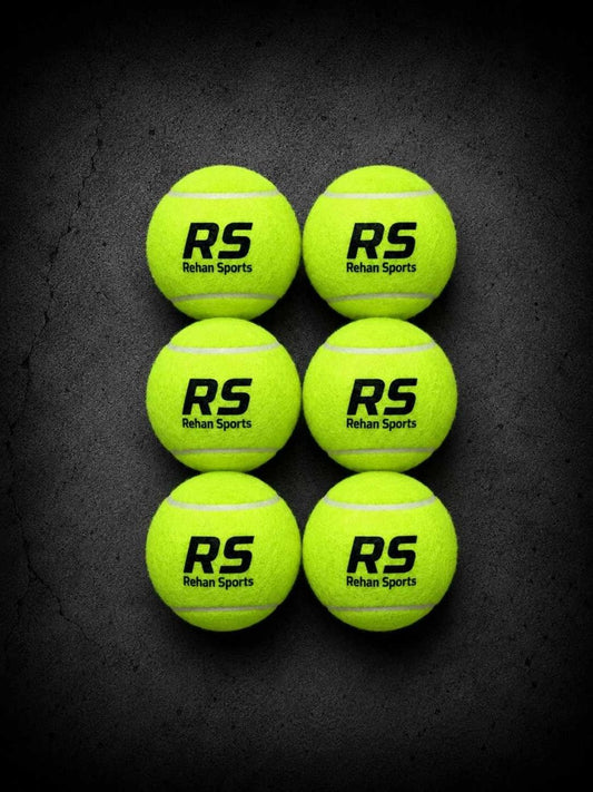 Rehan sports tape ball pack of 6 tennis balls premium quality double pressure balls