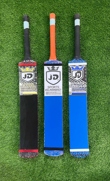 JD Tape Ball Cricket Bat – Full Cane Handle Tape Ball Bat FMC Edition