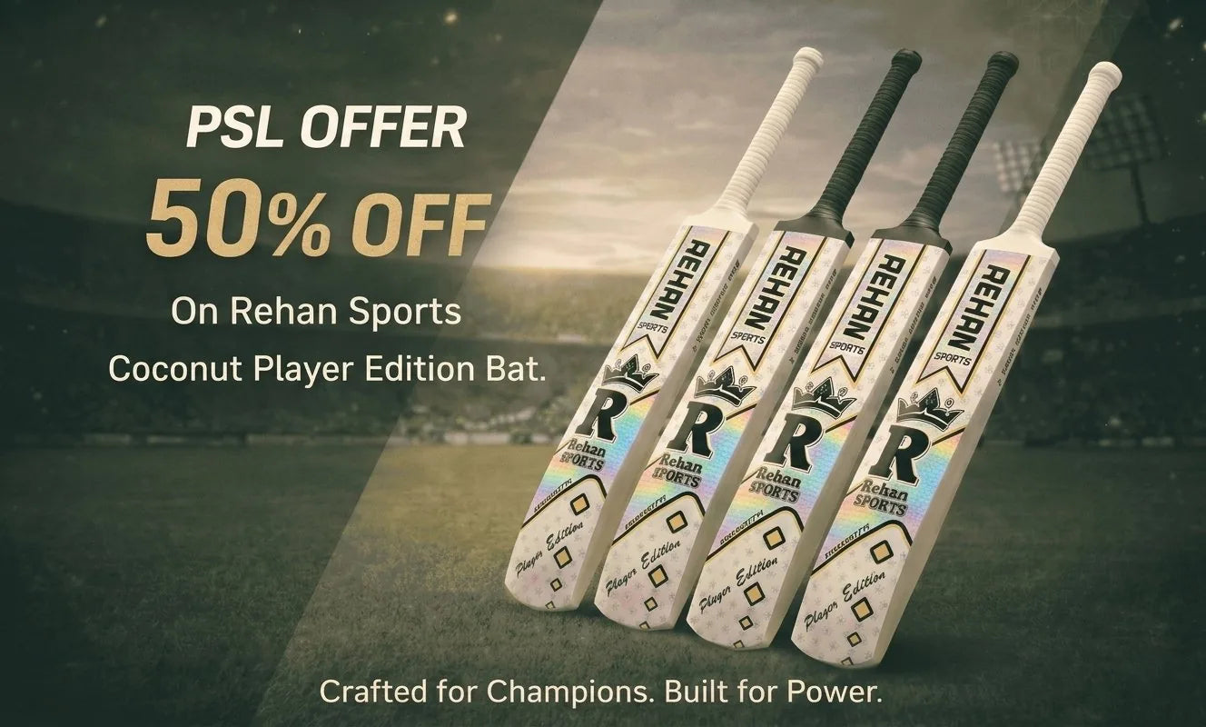 Rehan Sports Tape Ball Bat Player Edition PSL offer 50% Off