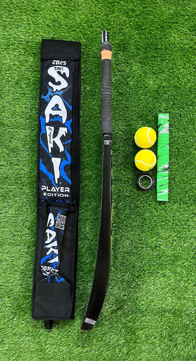 Saki cricket bat with comfortable grip with free and fast delivery