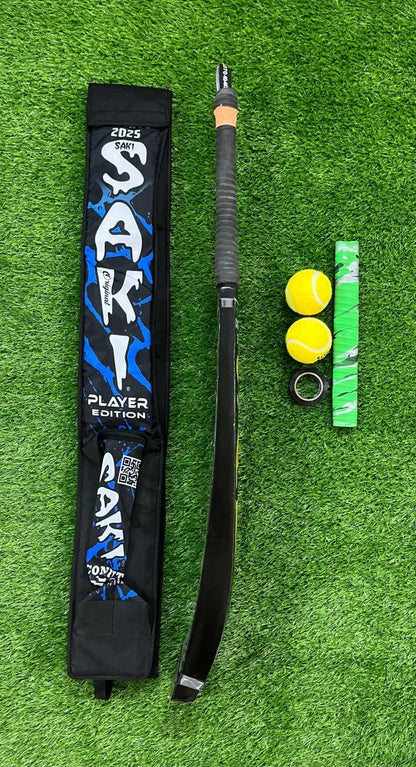 Saki cricket bat with comfortable grip with free and fast delivery